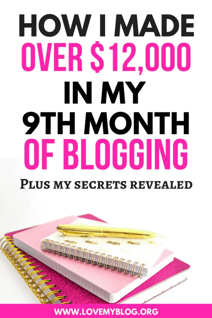 HOW I MADE OVER $12,000 IN MY 9TH MONTH OF BLOGGING