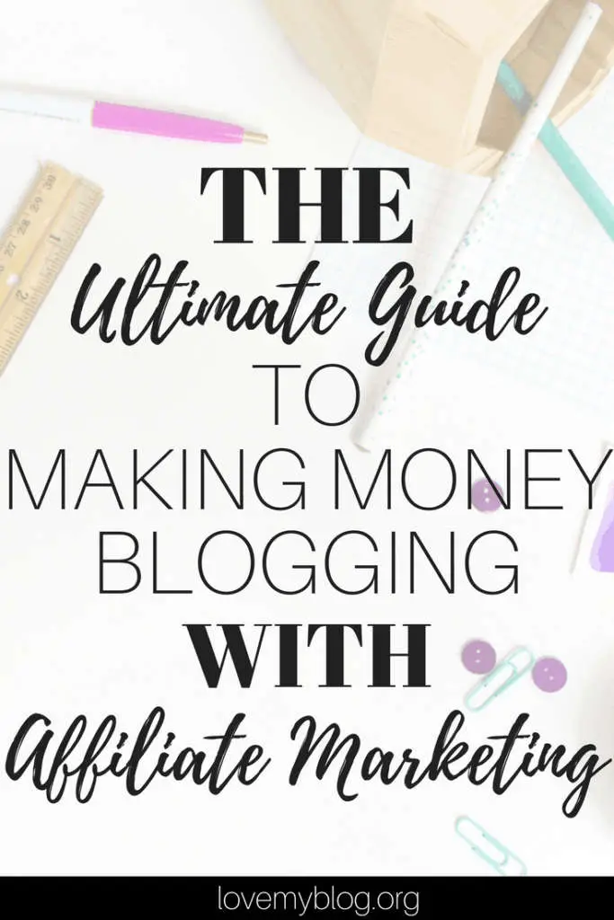 Making Money Blogging with Affiliate Marketing